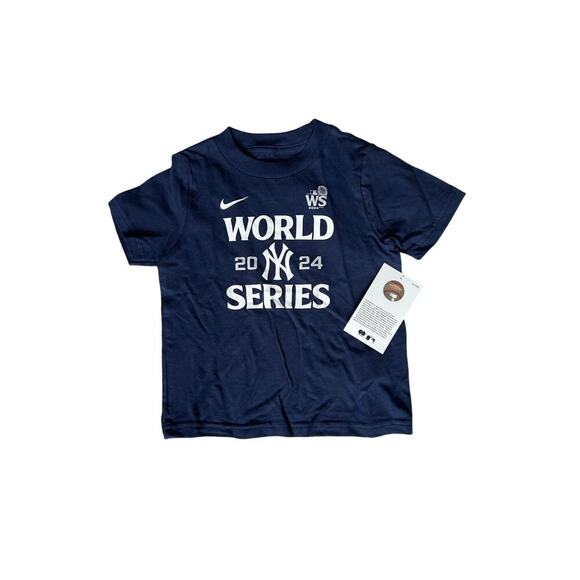 Toddler New York Yankees Nike Navy 2024 World Series T-Shirt, size 2T, NWT! - Picture 4 of 8